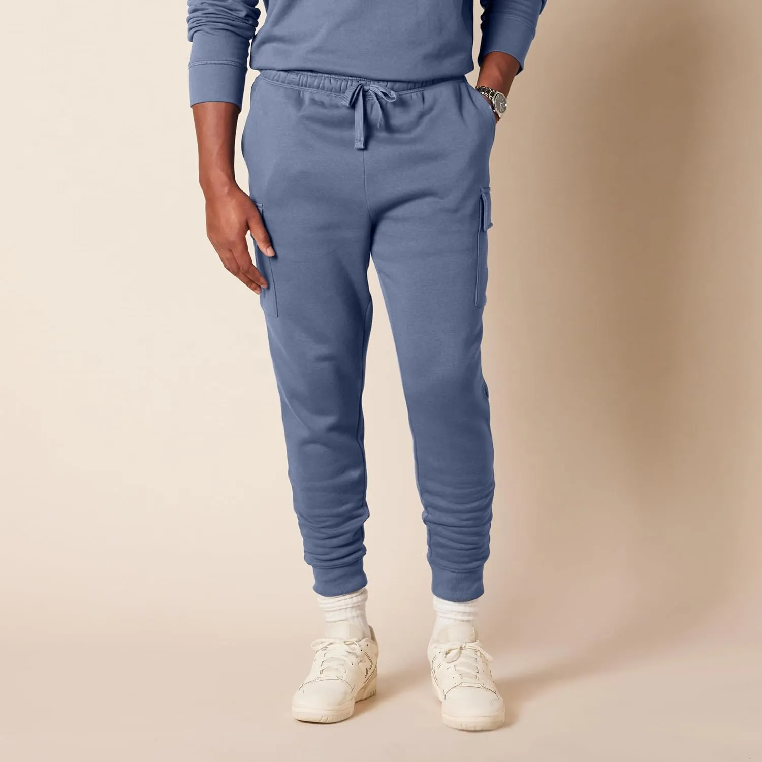 Amazon Essentials Cargo Sweatpants for Men - Fleece Jogger