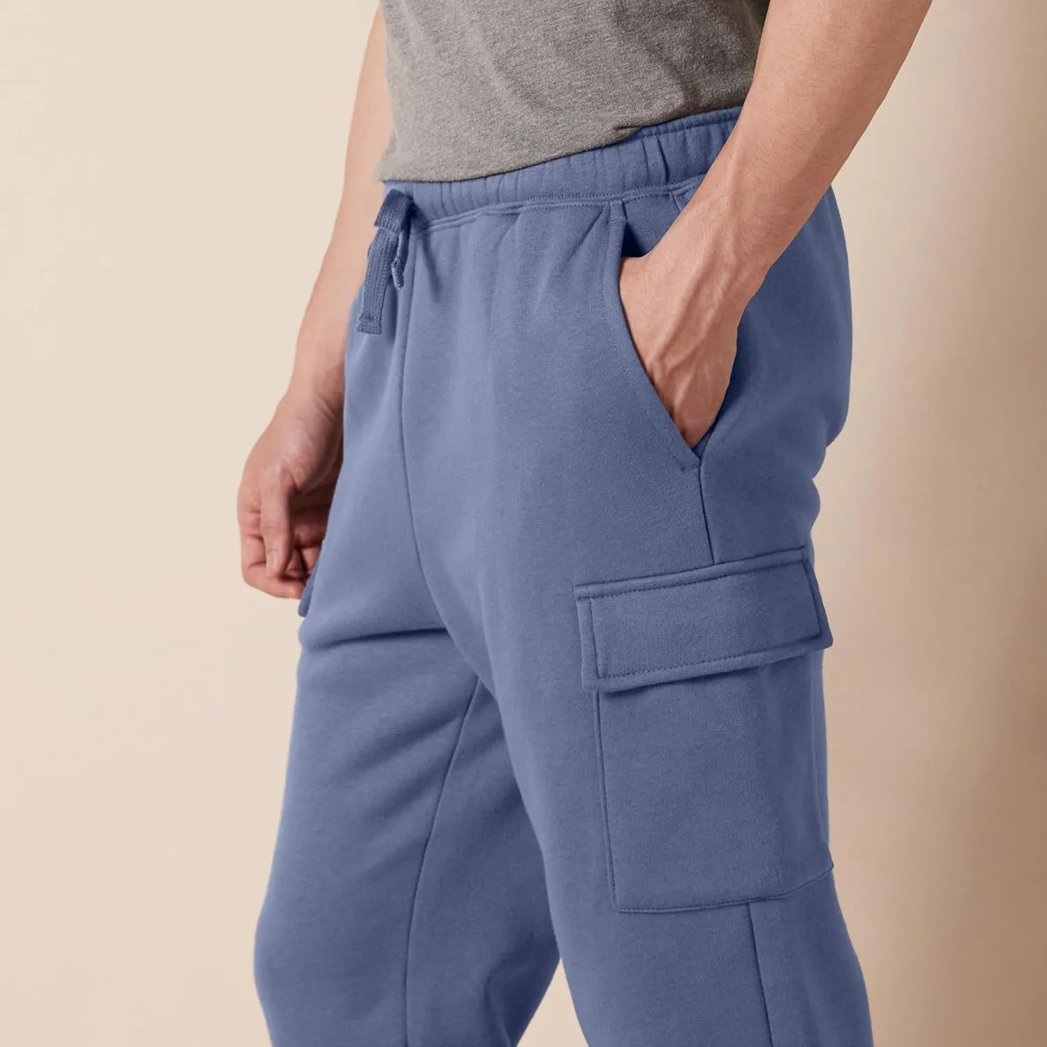 Amazon Essentials Cargo Sweatpants for Men - Fleece Jogger