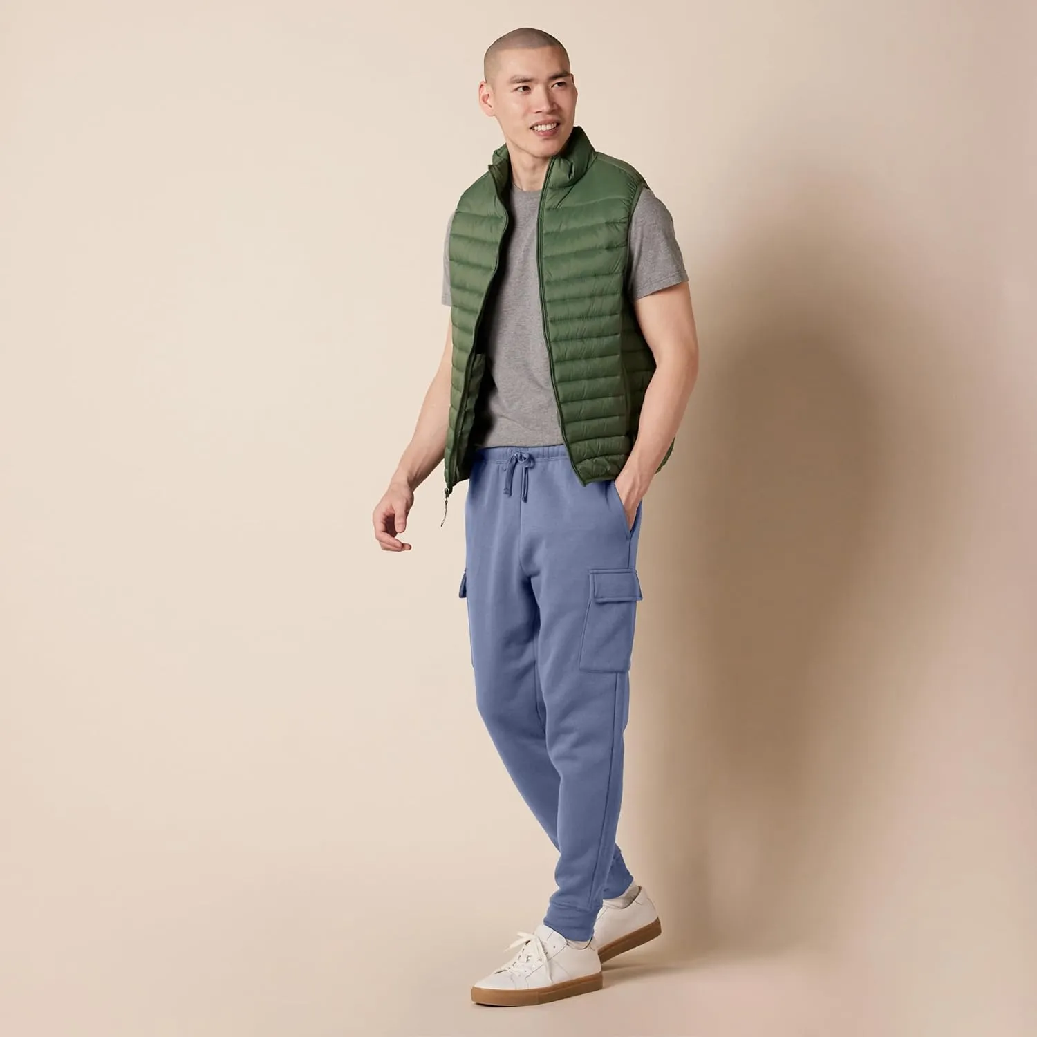 Amazon Essentials Cargo Sweatpants for Men - Fleece Jogger