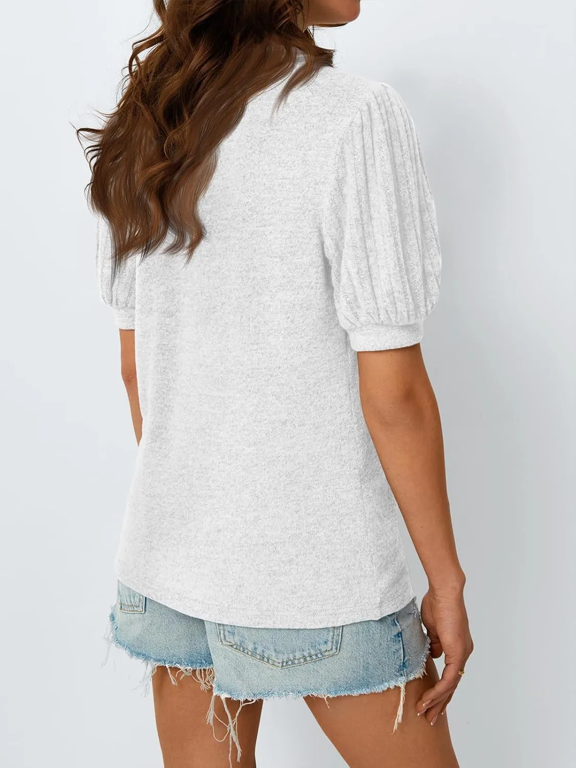 AUTOMET Womens Summer Tops Dressy Casual Blouses Business Short Sleeve Shirt 2025 Cute Trendy Sweater