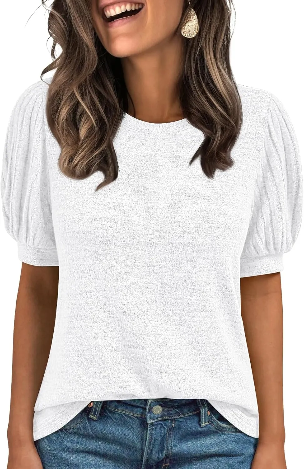 AUTOMET Womens Summer Tops Dressy Casual Blouses Business Short Sleeve Shirt 2025 Cute Trendy Sweater