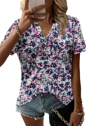 BETTE BOUTIK Womens Summer Tunic Tops Short Sleeve Trendy Shirts Casual Blouse