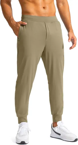 G Gradual Men's Golf Joggers Pants with Zipper Pockets Stretch Sweatpants Slim Fit Track Pants Joggers for Men Work Running