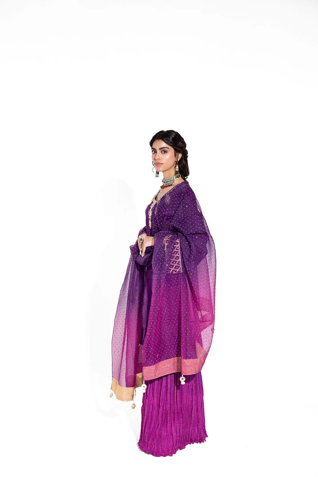 LEON - JAAMNI - Silk - 3 Piece