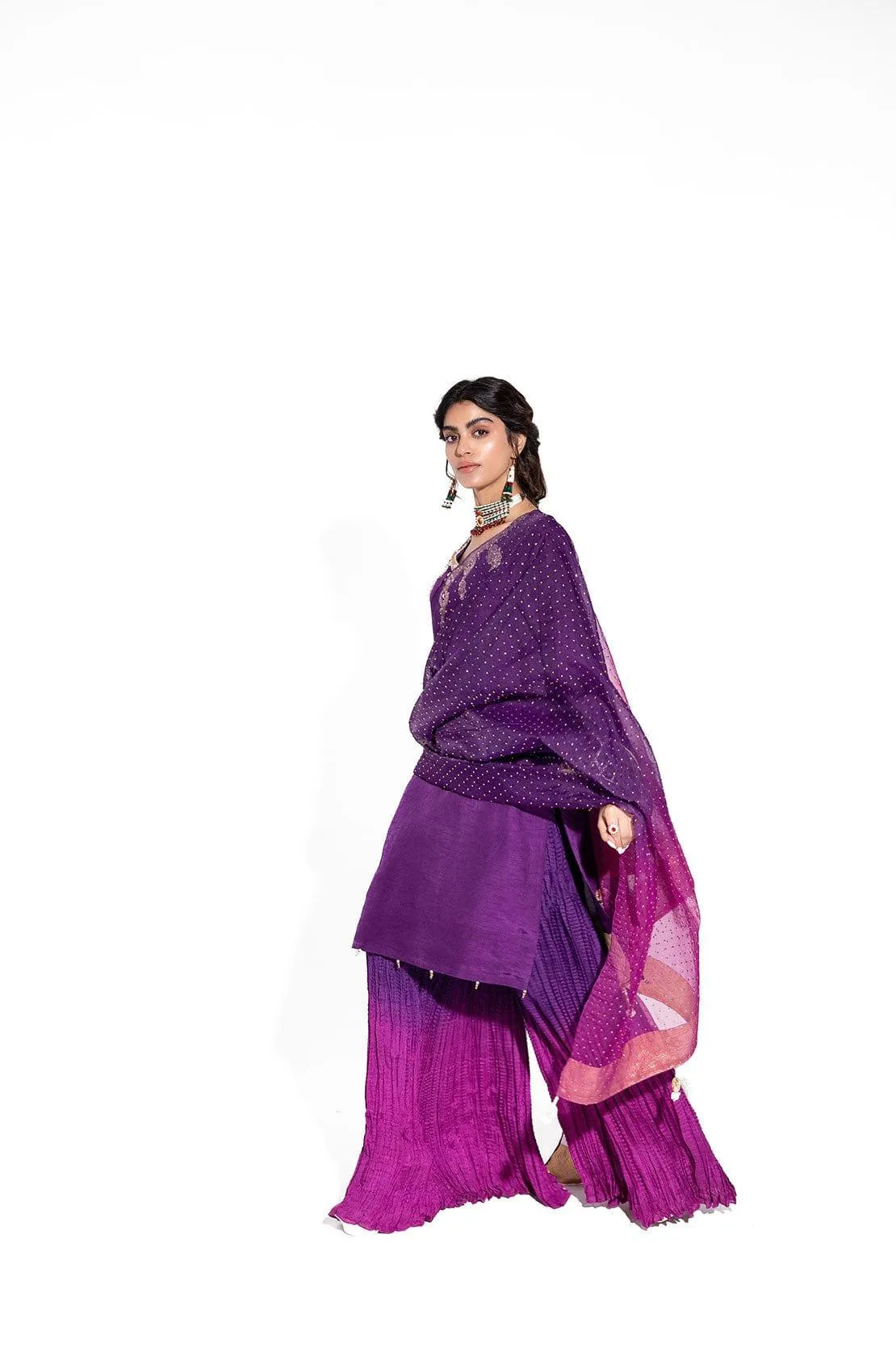 LEON - JAAMNI - Silk - 3 Piece