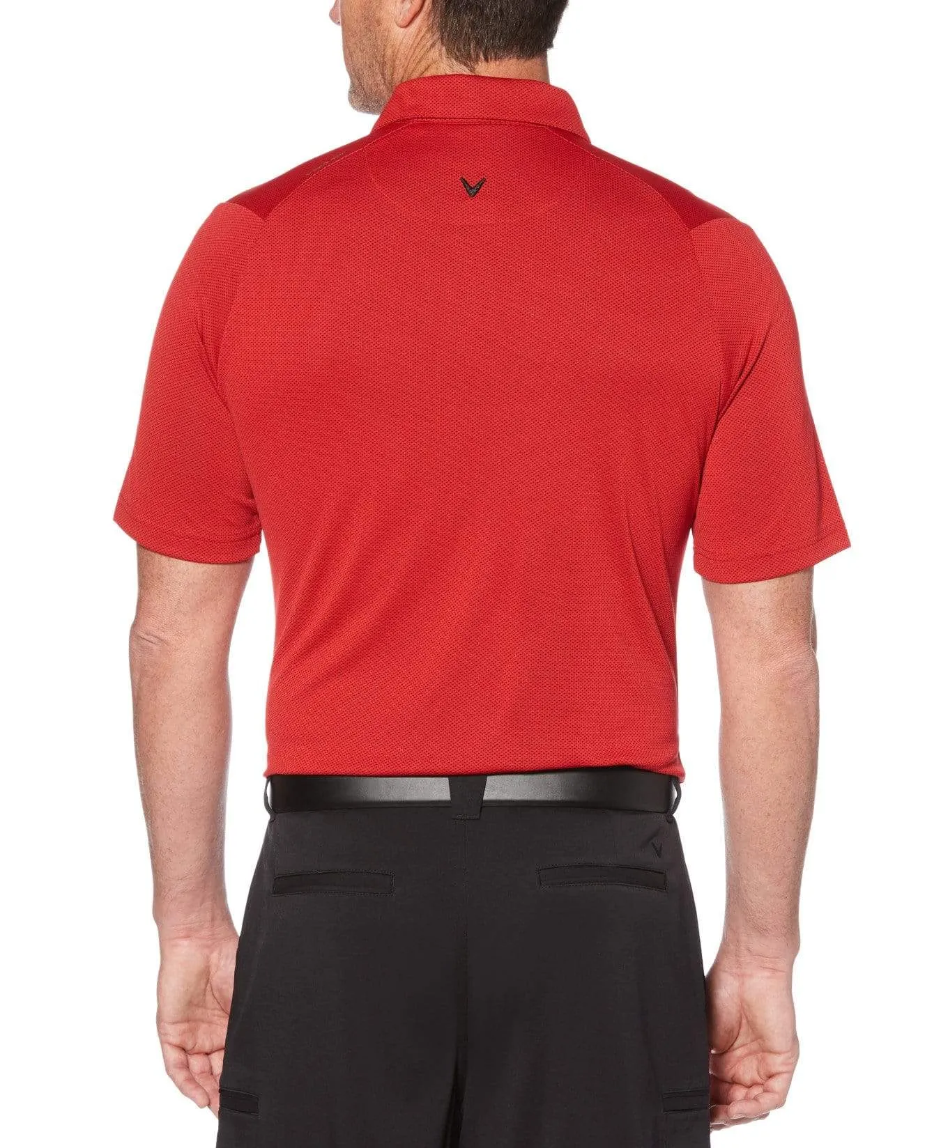 Mens Swing Tech Jacquard Polo