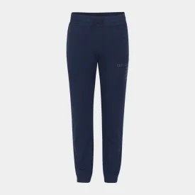 Navy bambus sweatpants med logo